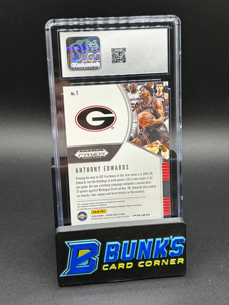 2020 Anthony Edwards Pink Ice Draft Picks CGC 10 RC