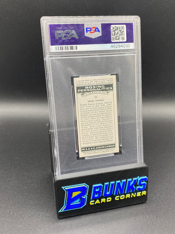 1938 Gene Tunney Boxing Personalities PSA 7.5