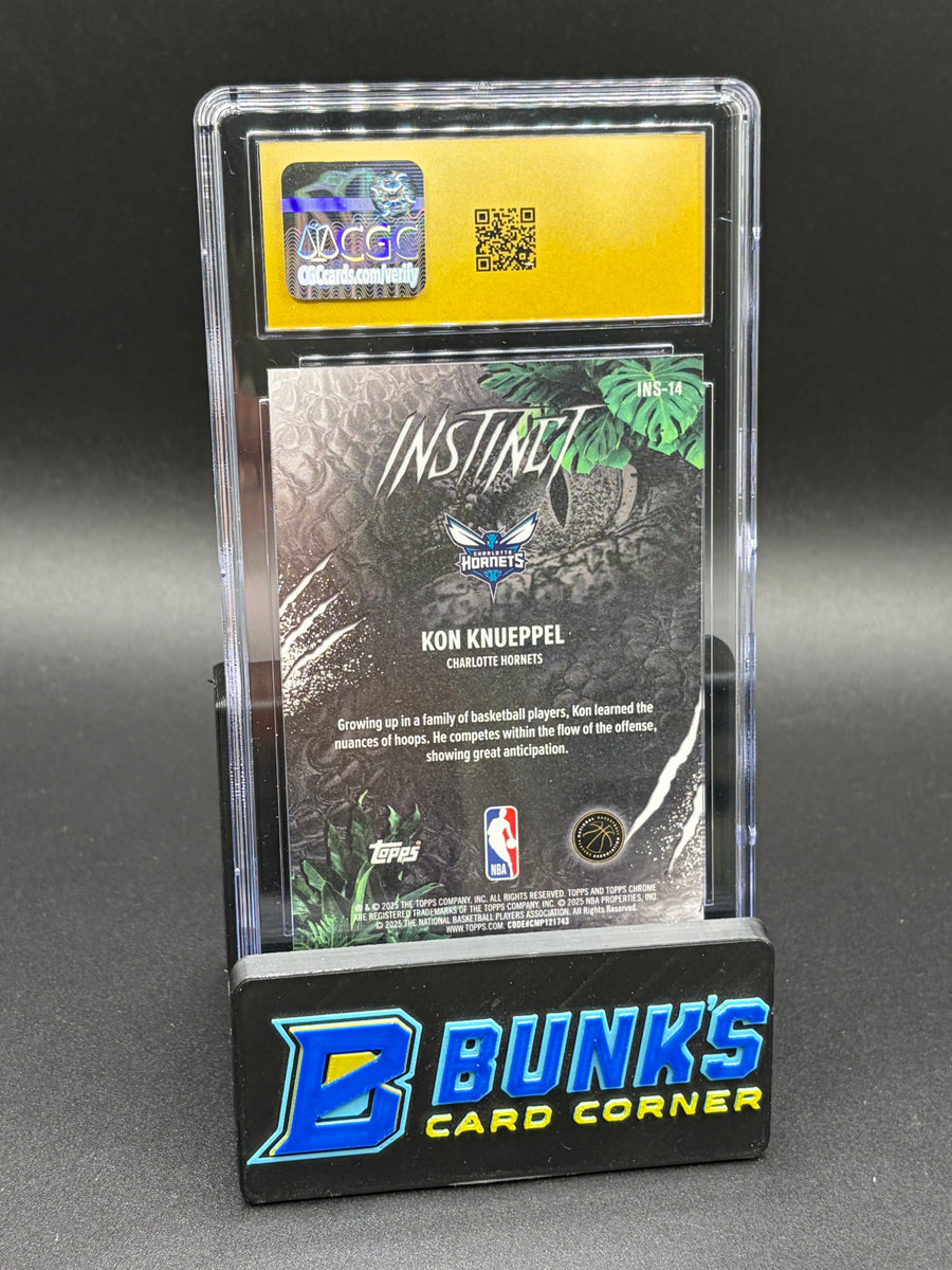 2025-26 Kon Knueppel Instinct CGC Pristine 10 RC