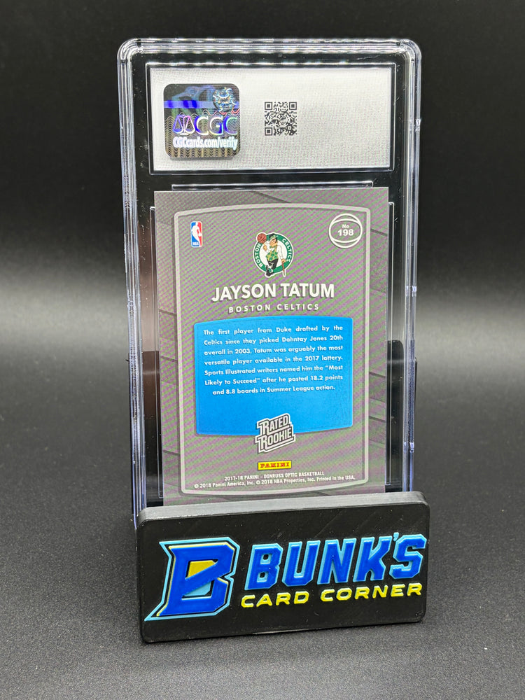 2017-18 Jayson Tatum Red & Yellow CGC 10 RC