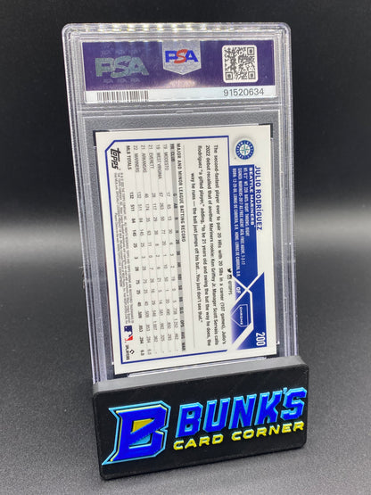 2023 Julio Rodriguez Purple PSA 10