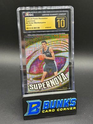 2023-24 Victor Wembanyama Levels Supernova CGC Pristine 10