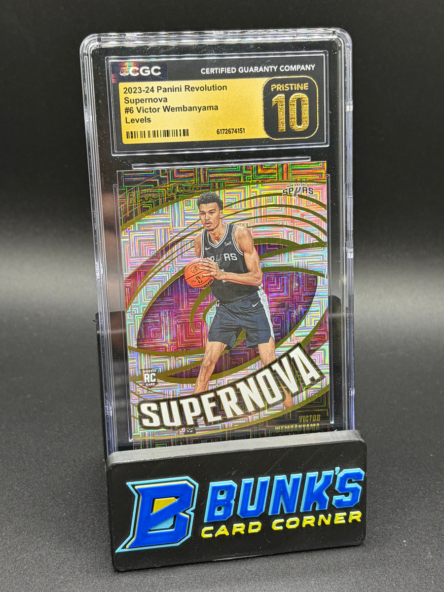 2023-24 Victor Wembanyama Levels Supernova CGC Pristine 10