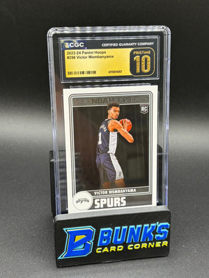2023-24 Victor Wembanyama Panini Hoops CGC Pristine 10 RC