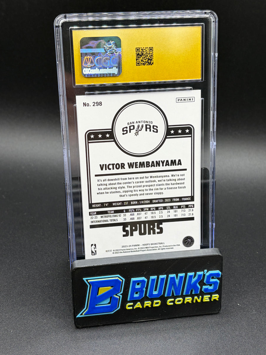 2023-24 Victor Wembanyama Panini Hoops CGC Pristine 10 RC