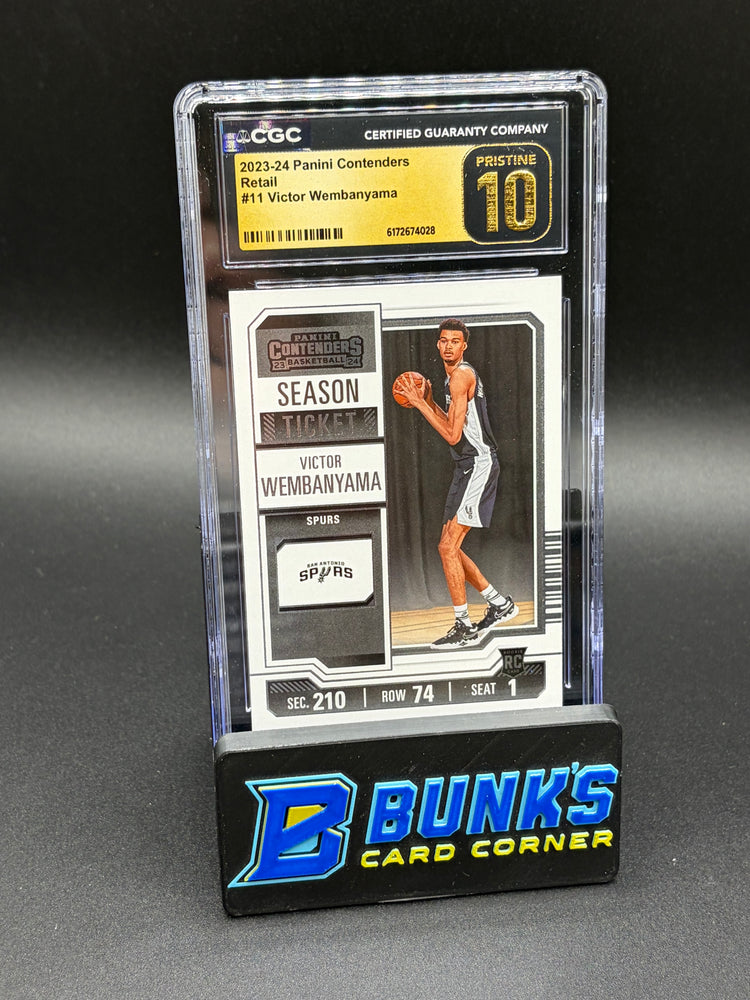 2023-24 Victor Wembanyama Retail Contenders CGC Pristine 10 RC