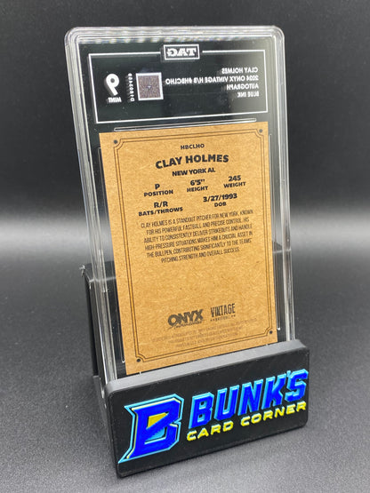 2024 Clay Holmes Blue Ink Auto. TAG 9