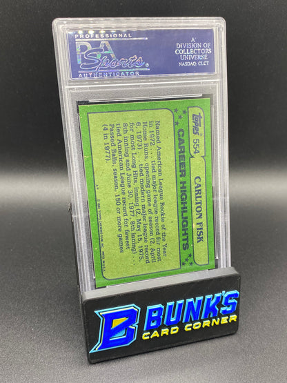 1982 Carlton Fisk PSA 9