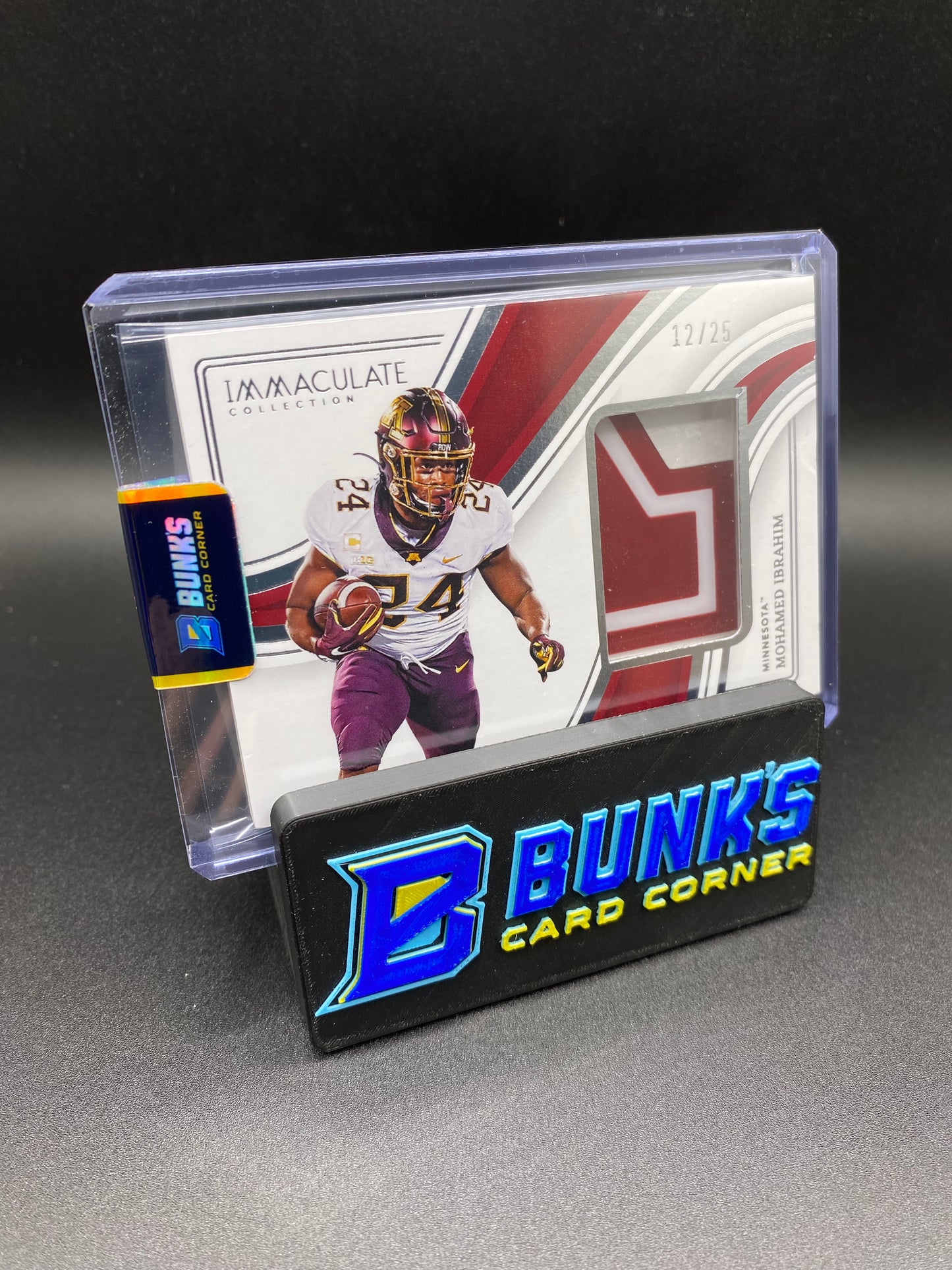 2023 Mohamed Ibrahim Immaculate Helmet Logo Goplers SP