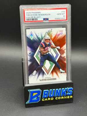 2025 Treveyon Henderson Color Blast PSA 10 RC