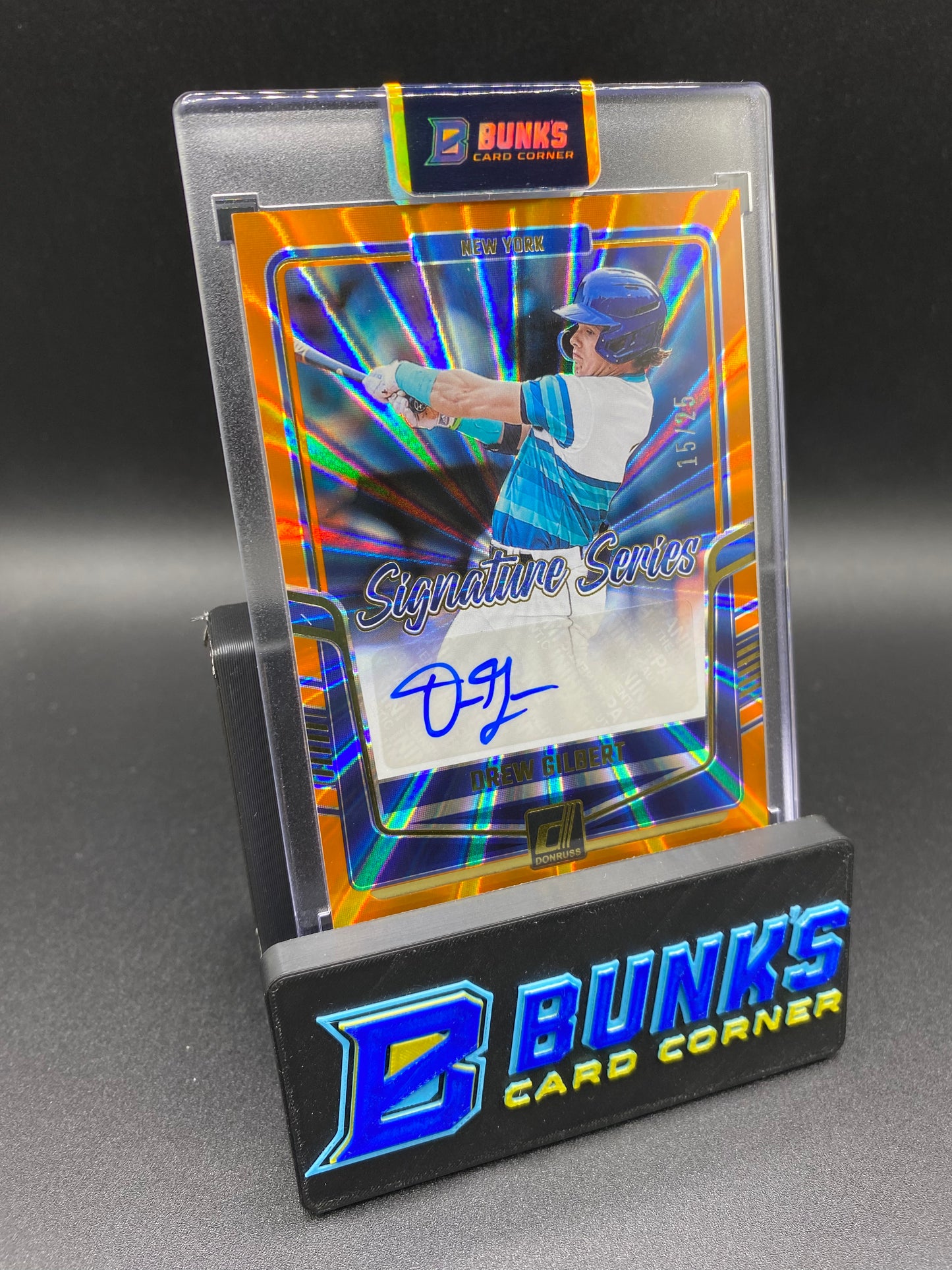 2024 Drew Gilbert Orange Laser Auto. 15/25