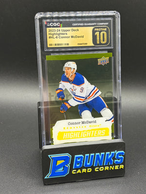 2023 Connor McDavid Highlighters Upper Deck CGC Pristine 10