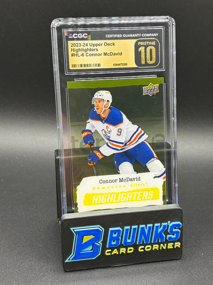2023 Connor McDavid Highlighters Upper Deck CGC Pristine 10