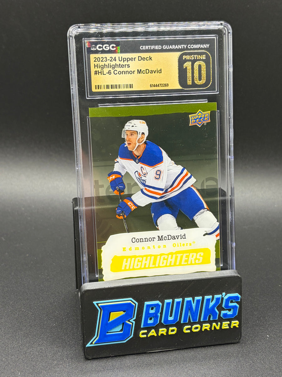 2023 Connor McDavid Highlighters Upper Deck CGC Pristine 10