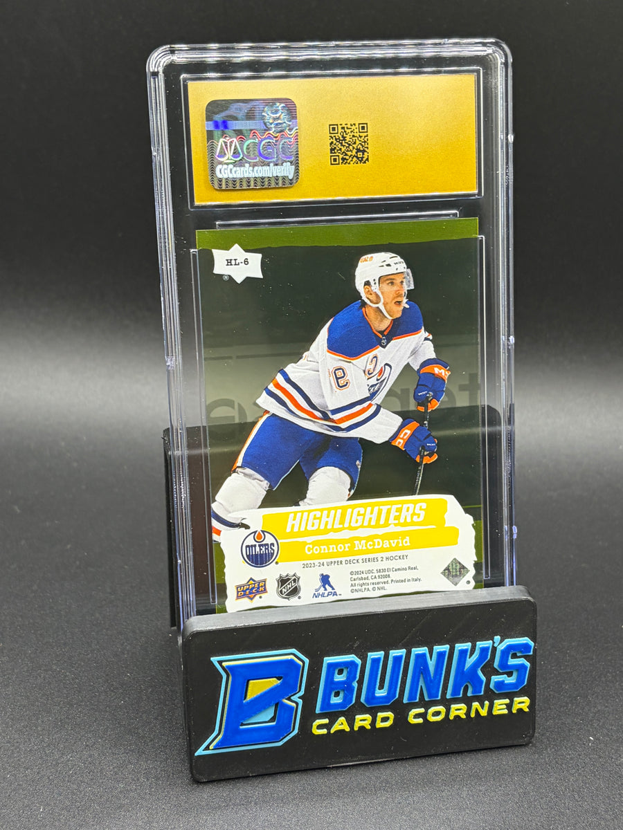 2023 Connor McDavid Highlighters Upper Deck CGC Pristine 10