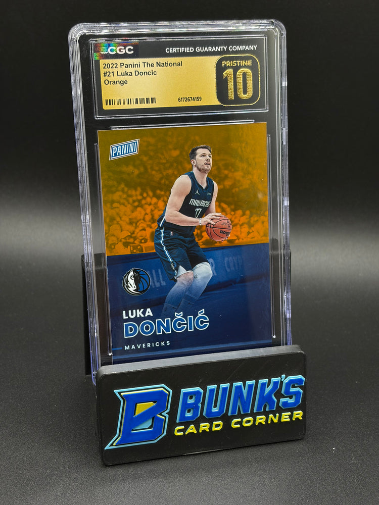 2022 Luka Doncic Orange The National CGC Pristine 10 140/199