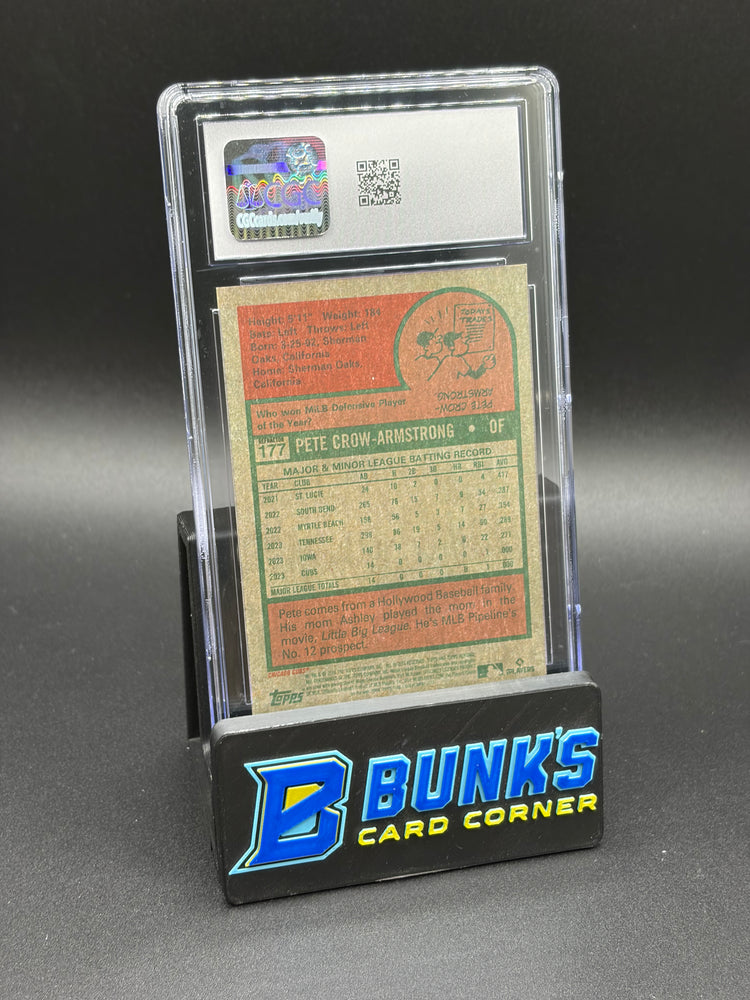 2024 Pete Crow Armstrong Refractor Chrome CGC 10 RC 545/575