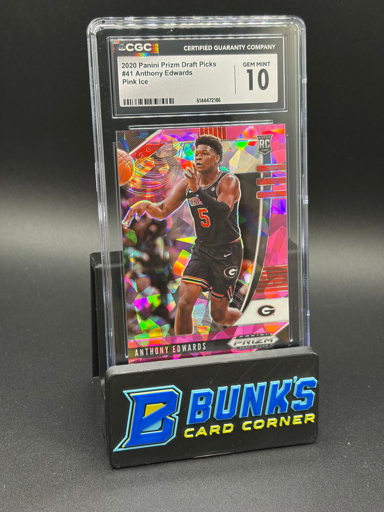 2020 Anthony Edwards Pink Ice Draft Picks CGC 10 RC