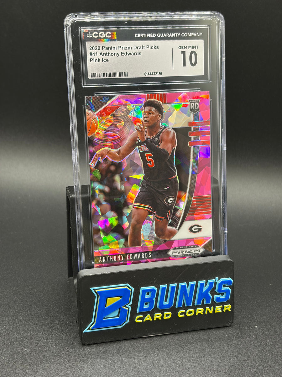 2020 Anthony Edwards Pink Ice Draft Picks CGC 10 RC