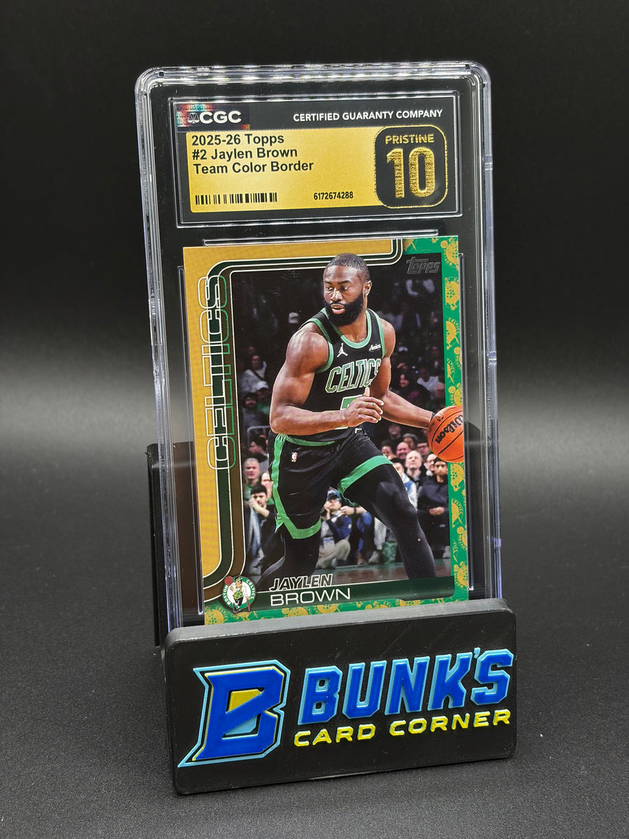 2025-26 Jaylen Brown Team Color Border CGC Pristine 10