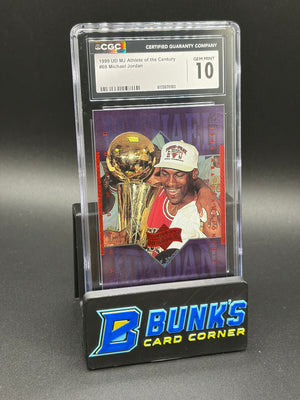 1999 Michael Jordan Athlete of the Century CGC 10