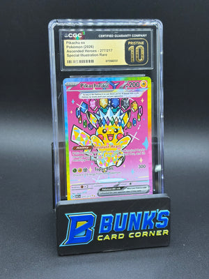 Pikachu ex SIR Ascended Heroes CGC PRISTINE 10