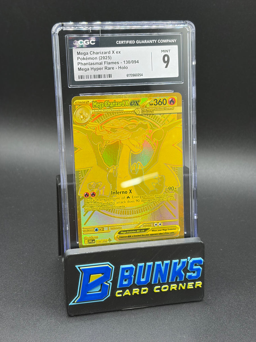 Mega Charizard X ex Mega Hyper Rare Phantasmal Flames CGC 9