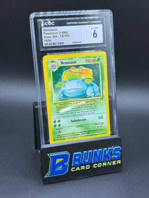 Venusaur Holo Base Set CGC 6