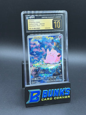 Clefairy Illustration Rare Perfect Order CGC PRISTINE 10
