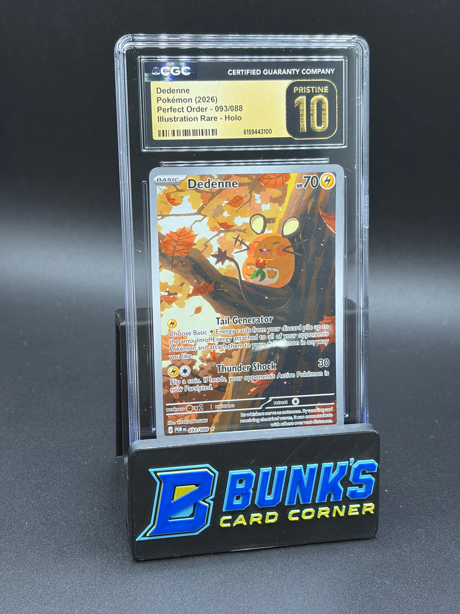 Dedenne Illustration Rare Perfect Order CGC PRISTINE 10