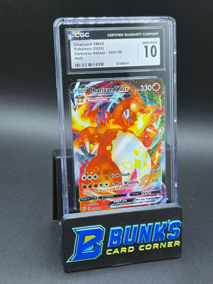 Charizard Vmax Darkness Ablaze CGC 10