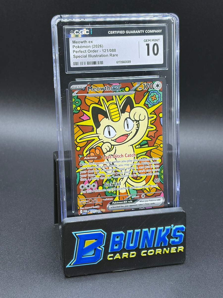 Meowth ex SIR Perfect Order CGC 10