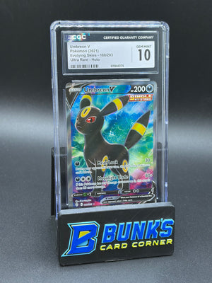 Umbreon V Full Art Evolving Skies CGC 10