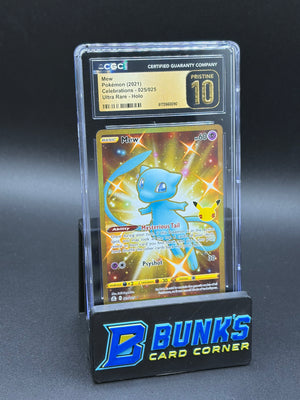 Mew Full Art Celebrations CGC PRISTINE 10