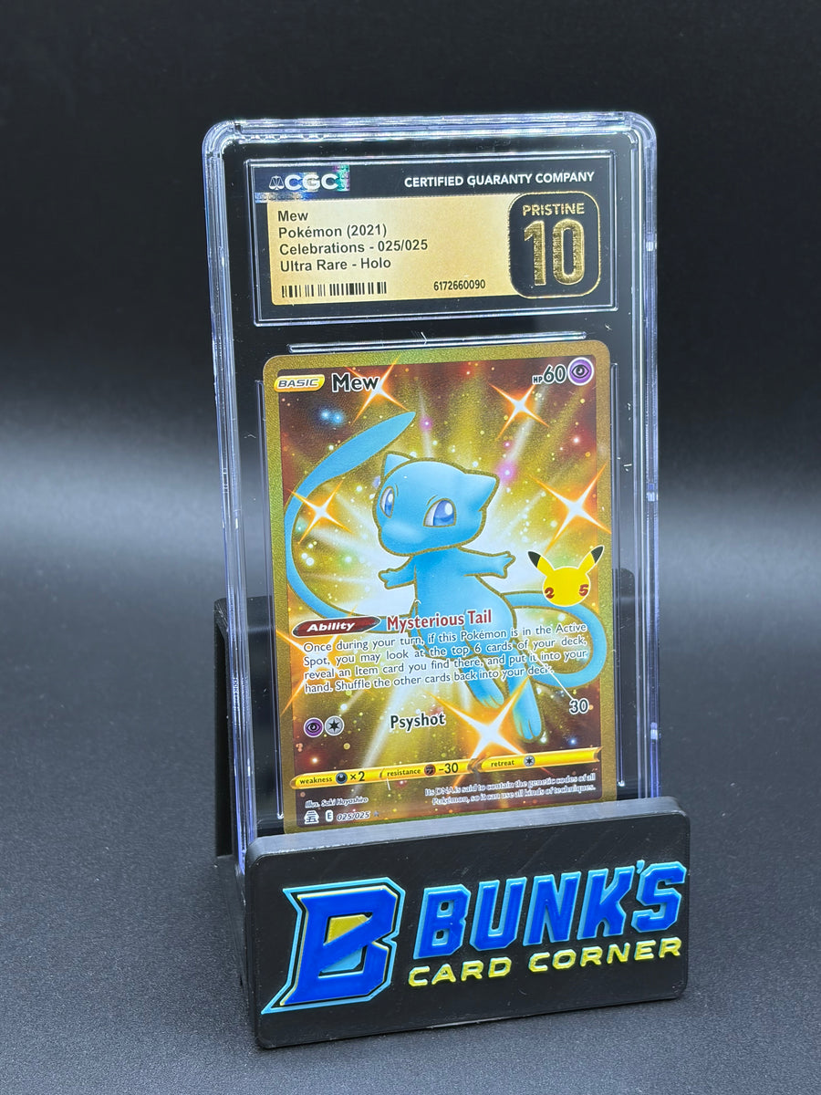 Mew Full Art Celebrations CGC PRISTINE 10