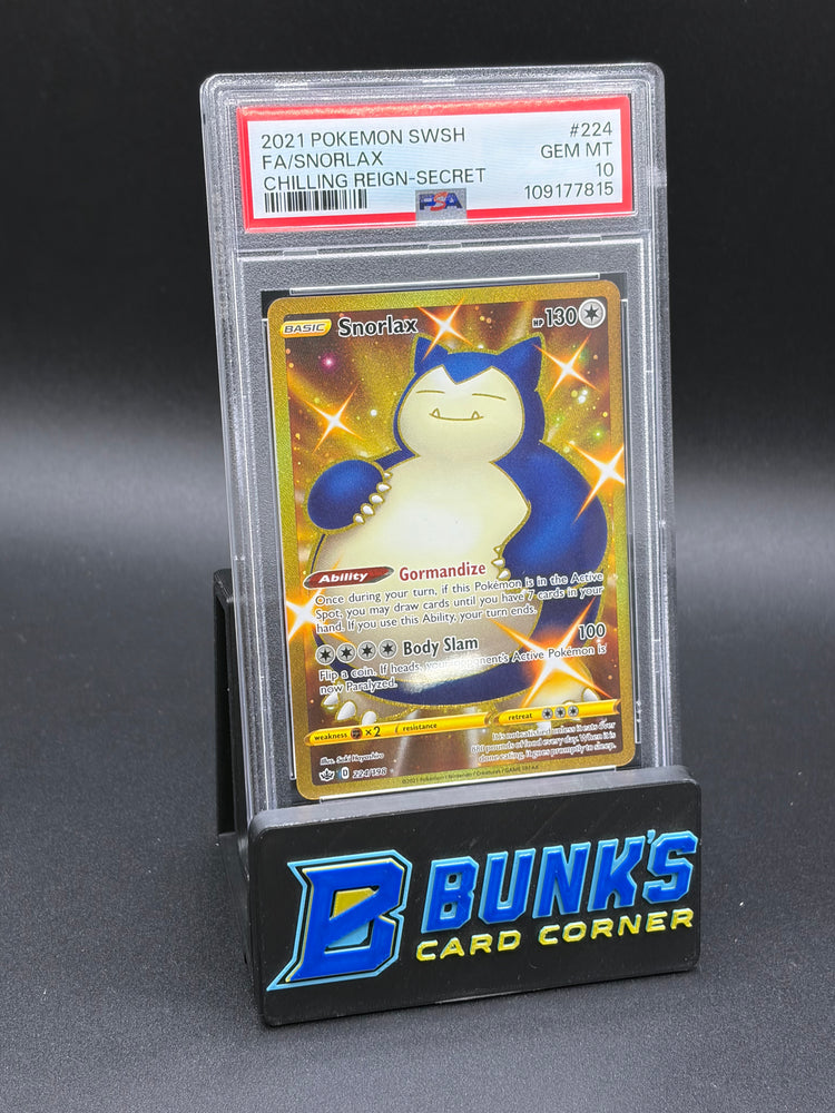 Snorlax Chilling Reign PSA 10