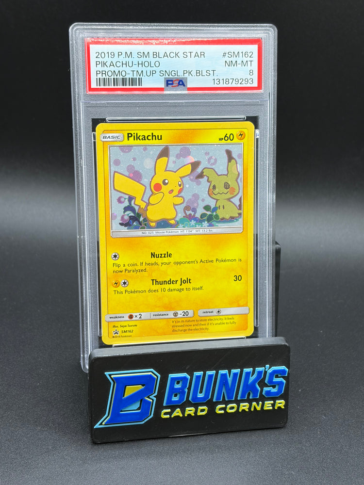 Pikachu Holo Promo PSA 8
