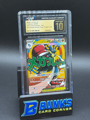 Mega Lucario Ex Promo CGC PRISTINE 10