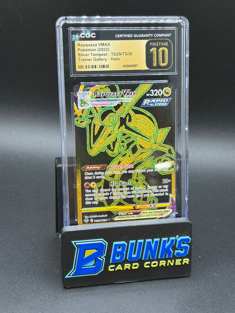 Rayquaza Vmax Trainer Gallery Silver Tempest CGC PRISTINE 10
