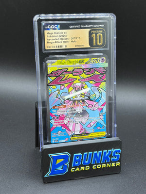 Mega Diancie Ex Mega Attack Rare Ascended Heroes CGC PRISTINE 10