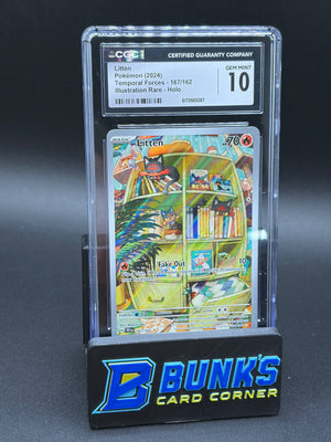 Litten Illustration Rare Temporal Forces CGC 10
