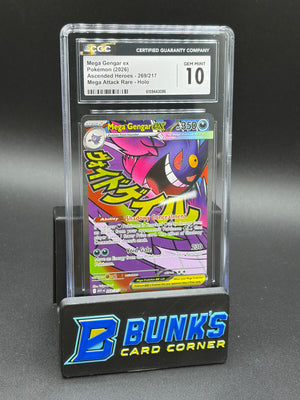 Mega Gengar Ex Mega Attack Rare Ascended Heroes CGC 10