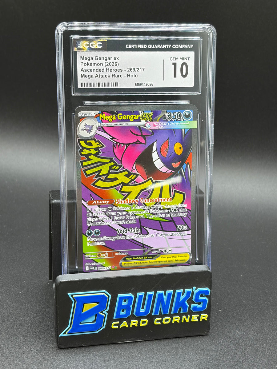 Mega Gengar Ex Mega Attack Rare Ascended Heroes CGC 10