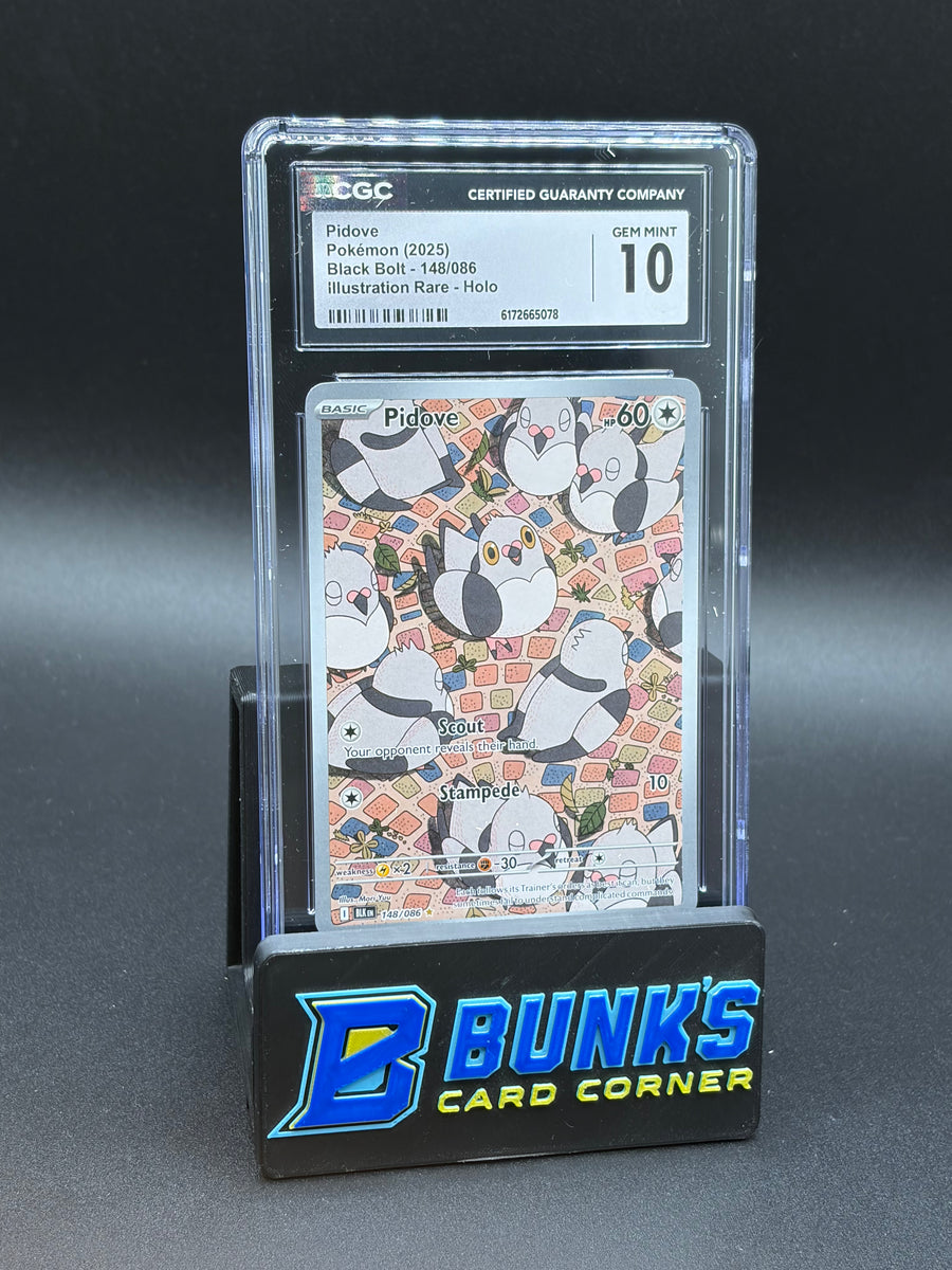 Pidove Illustration Rare Black Bolt CGC 10