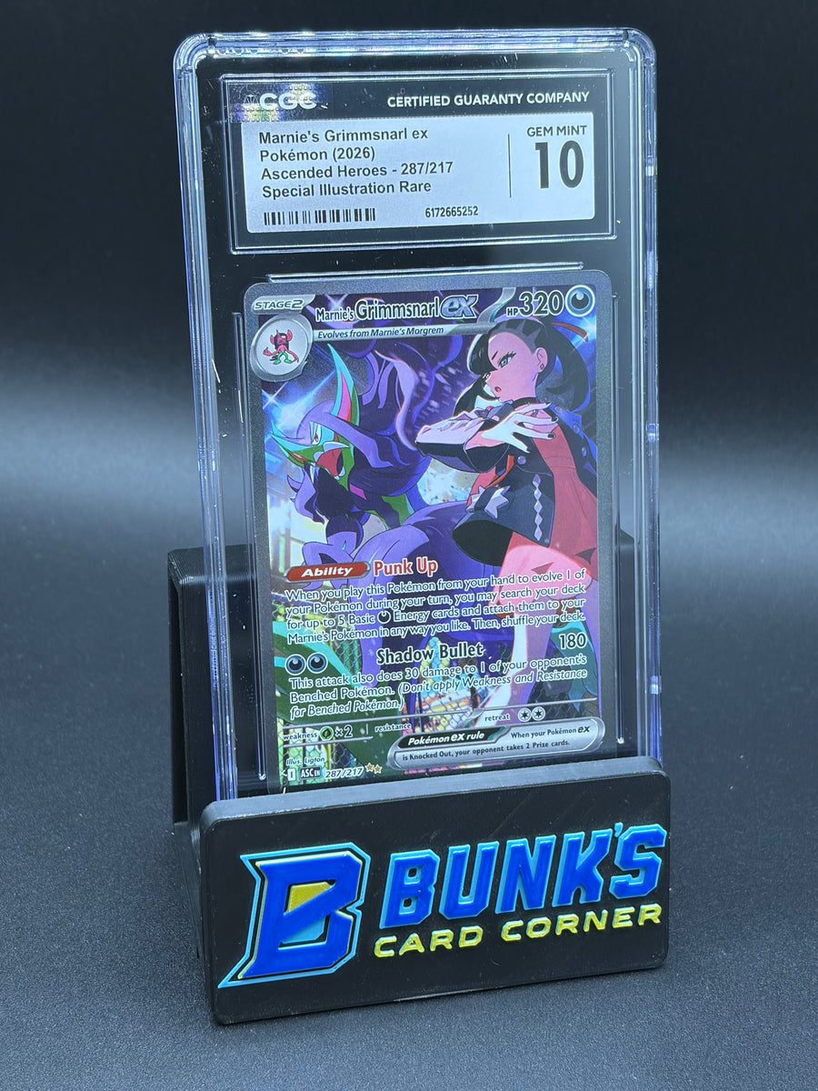 Marnie's Grimmsnarl ex SIR Ascended Heroes CGC 10