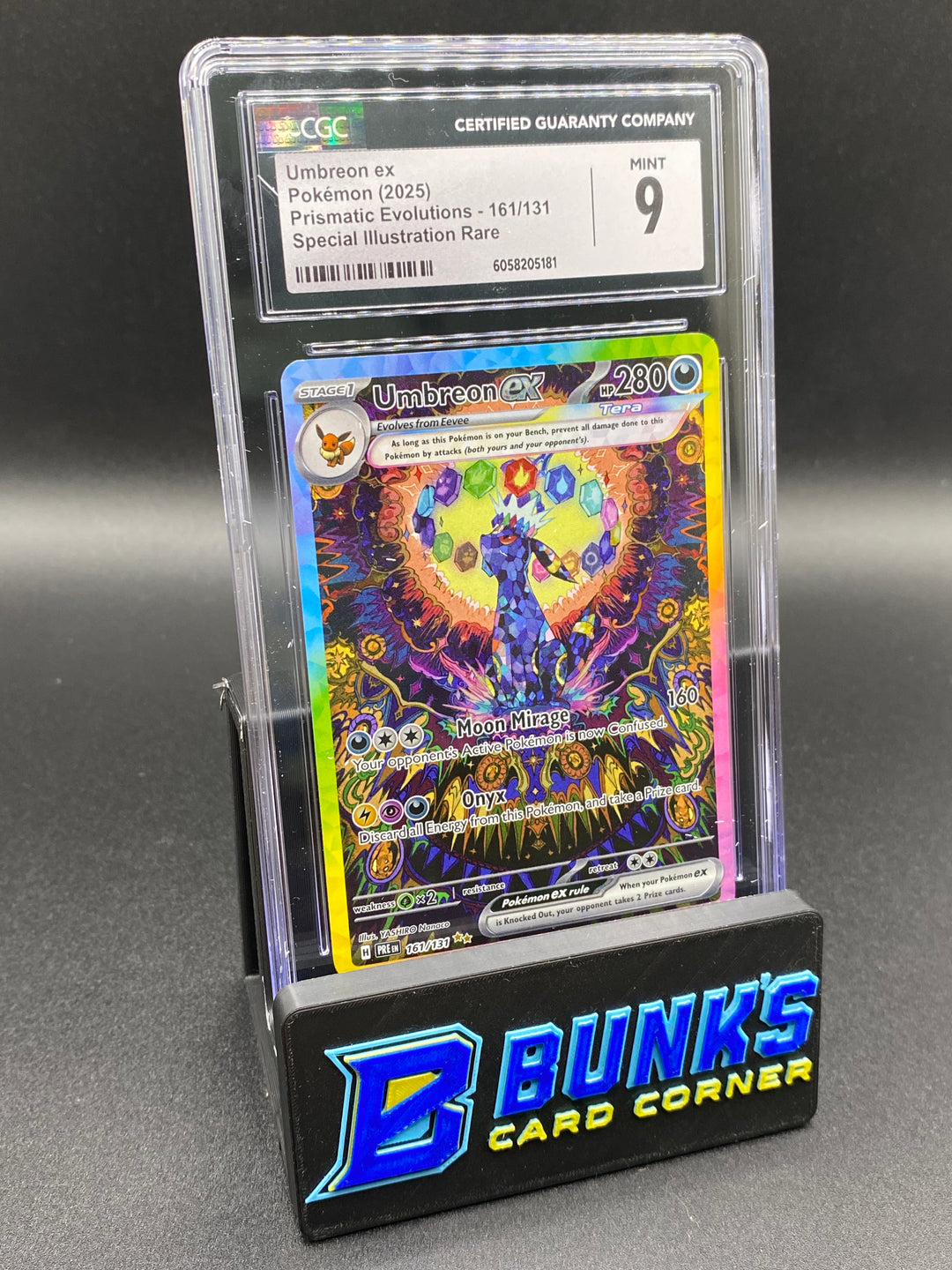 CGC 9 Umbreon Ex SIR Prismatic Evolutions