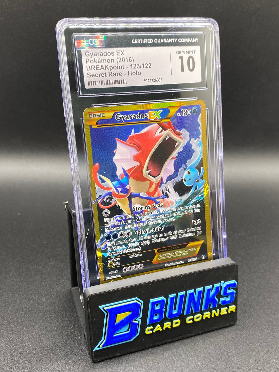 CGC 10 Gyarados Ex Secret Rare Breakpoint