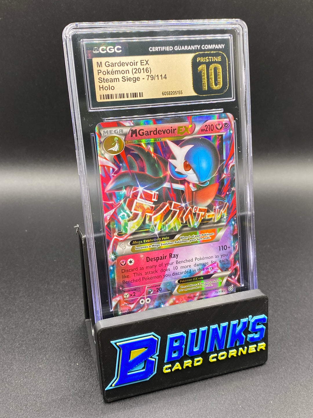 CGC PRISTINE 10 Mega Gardevoir Ex Steam Siege POP 5