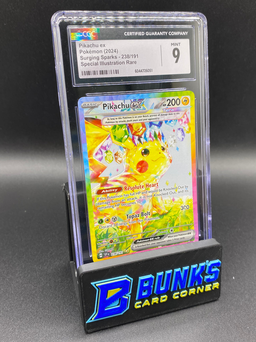 CGC 9 Pikachu Ex SIR Surging Sparks