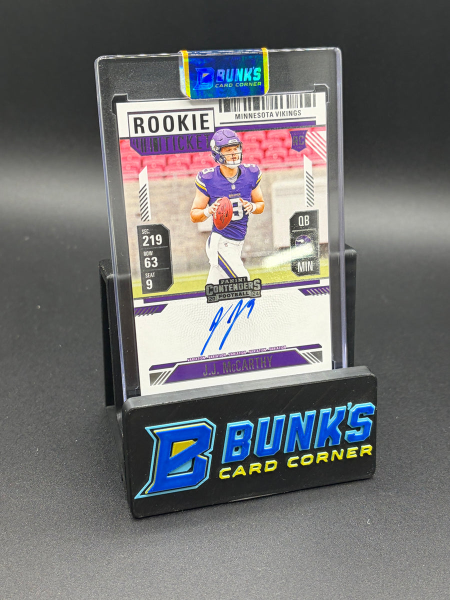 2024 JJ McCarthy Contenders Rookie Ticket Auto